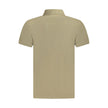 Brown Cotton Men Polo Shirt