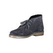 Blue Leather Men Ankle Boot