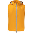 Orange Polyester Men Jacket