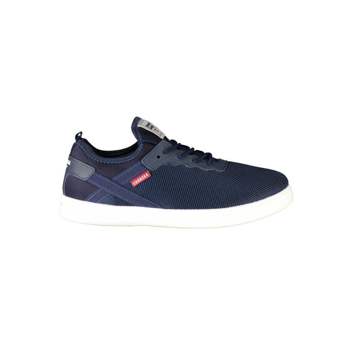 Blue Polyester Sneaker