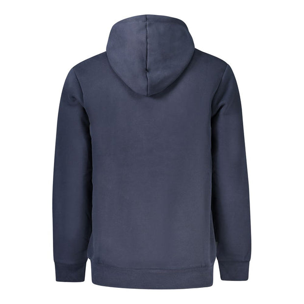 Blue Cotton Men Sweater