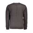 Sleek Gray Fleece Crew Neck Sweatshirt