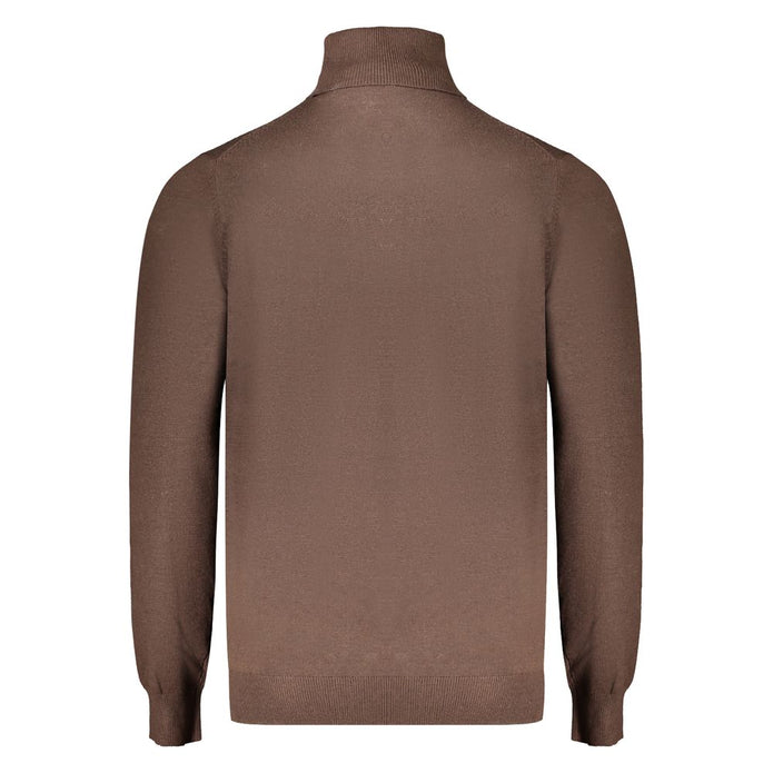 Brown Polyester Sweater