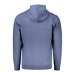 Blue Polyamide Men Cardigan