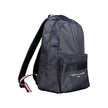 Blue Polyester Men Backpack