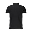 Black Cotton Men Polo Shirt