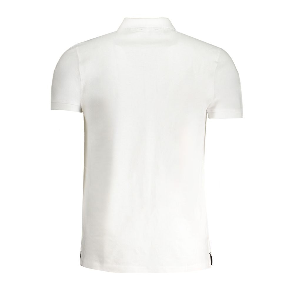 White Cotton Polo Shirt