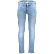 Light Blue Cotton Jeans & Pant