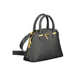 Black Polyethylene Women Handbag