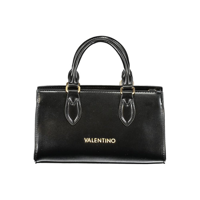 Black Polyethylene Women Handbag