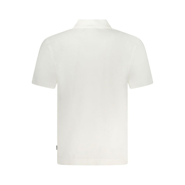 White Cotton Polo Shirt