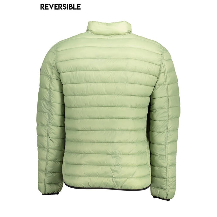 Green Nylon Men Jacket