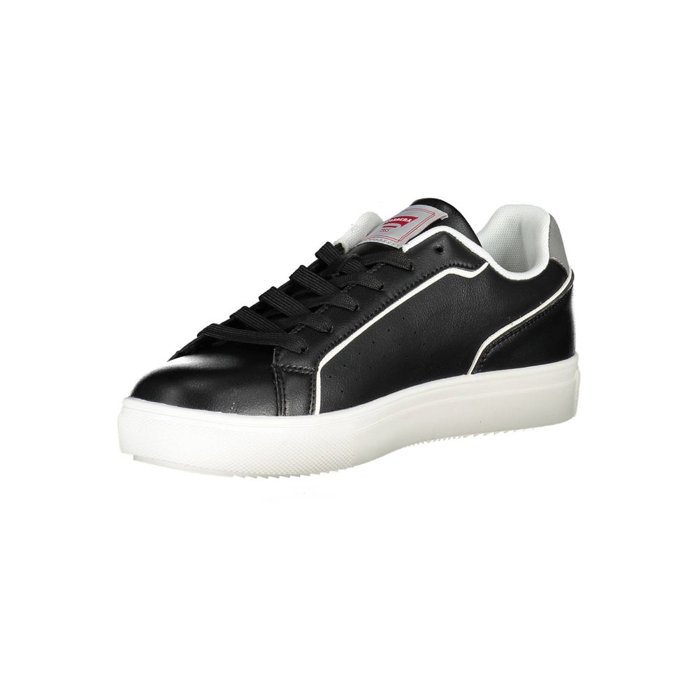 Black Polyethylene Men Sneaker