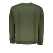 Elegant Green Fleece Crew Neck Sweatshirt