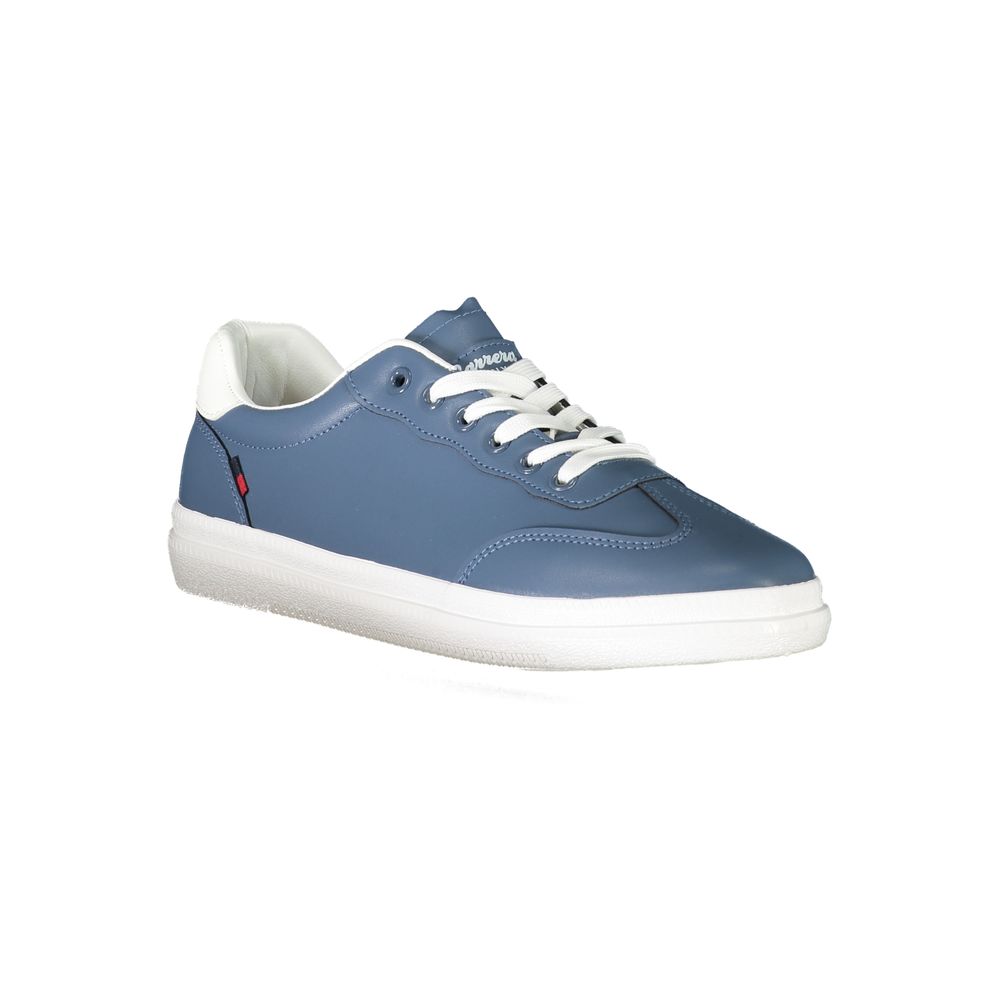 Blue Polyester Sneaker