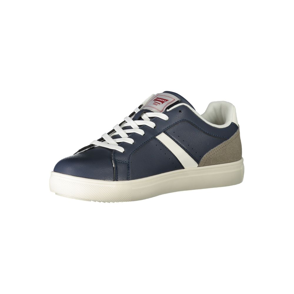 Blue Polyester Sneaker