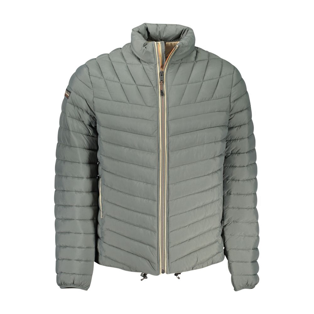 Green Polyamide Men Jacket