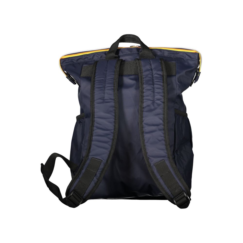 Blue Polyamide Men Backpack