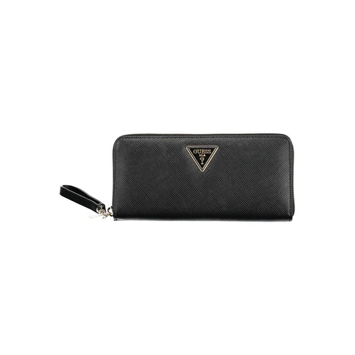 Black Polyethylene Women Wallet