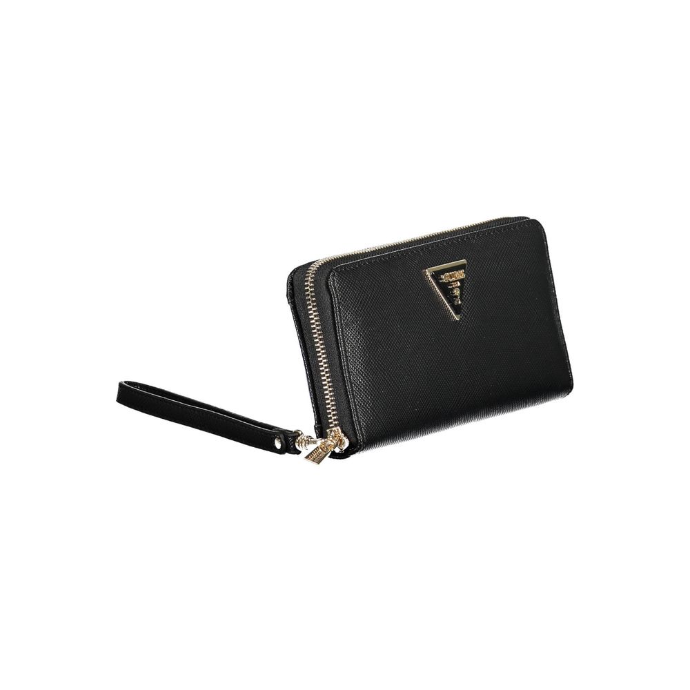 Black Polyethylene Women Wallet