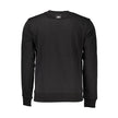 Black Cotton Men Sweater