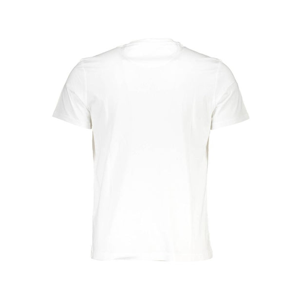 White Cotton Men T-Shirt