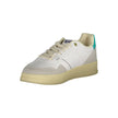 White Artificial Leather Sneaker