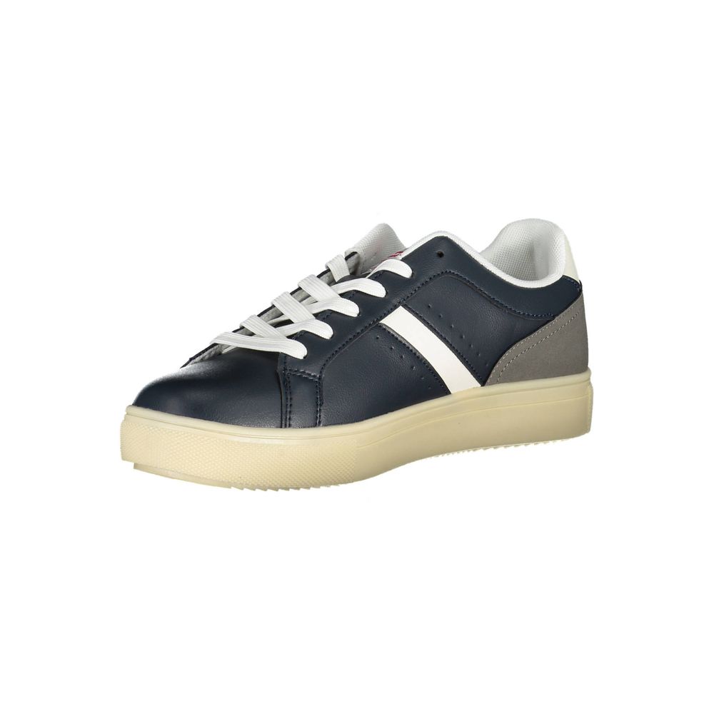 Blue Polyethylene Men Sneaker