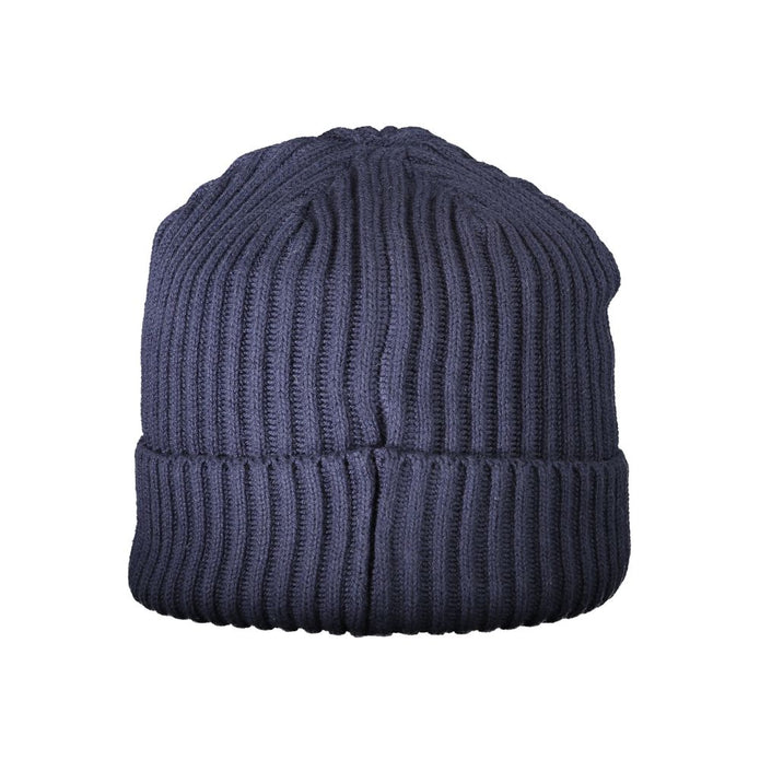 Blue Cotton Men Cap