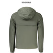 Green Nylon Men Jacket