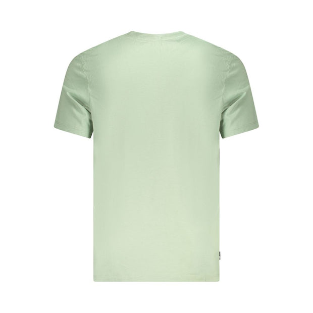 Green Cotton Men TShirt