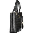 Black Polyethylene Women Handbag