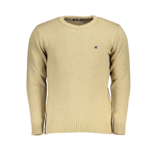 Beige Fabric Sweater