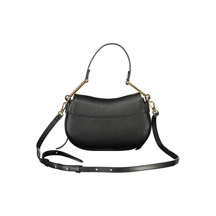 Black Leather Women Handbag