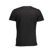 Black Cotton Men T-Shirt