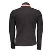 Black Cotton Men Polo Shirt