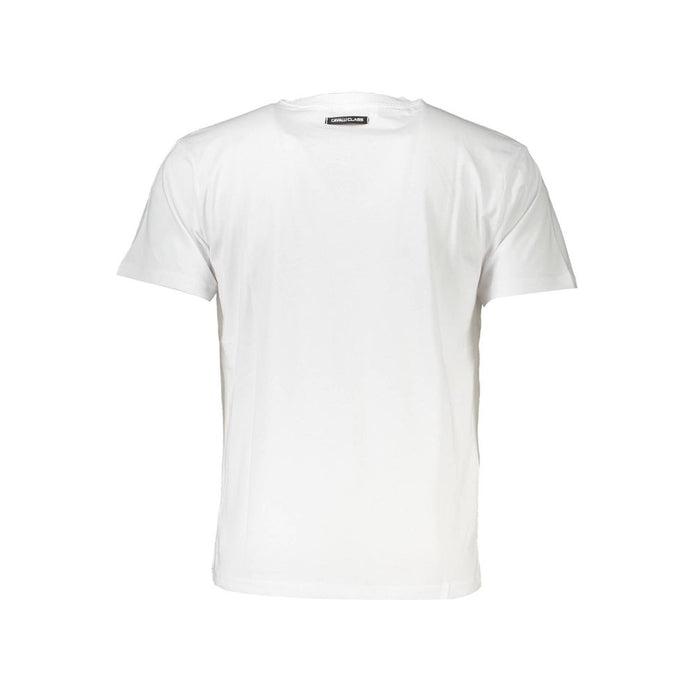 White Cotton Men T-Shirt