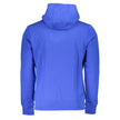 Blue Cotton Men Sweater