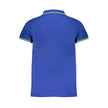 Blue Cotton Polo Shirt