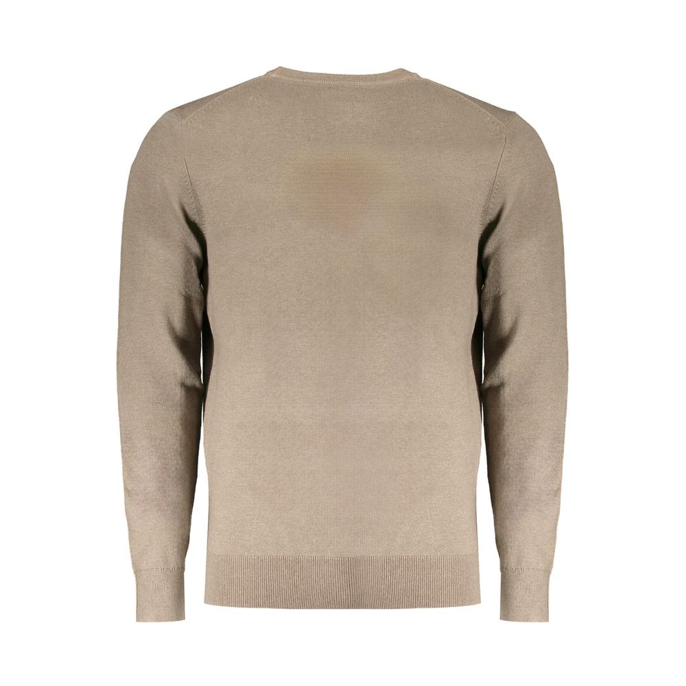 Brown Wool Men Sweater