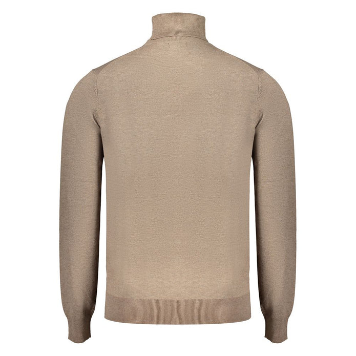 Brown Polyester Sweater