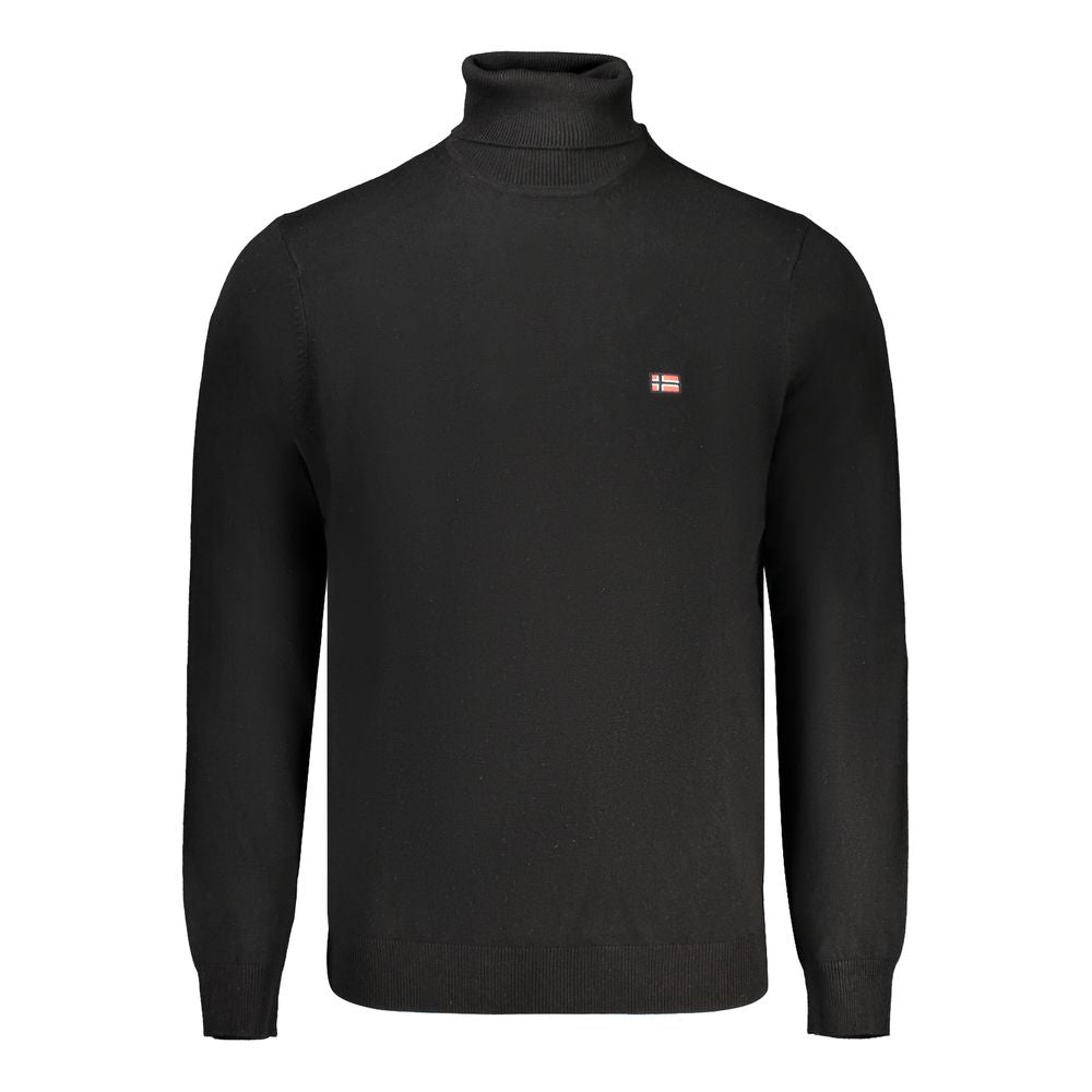 Black Polyester Sweater