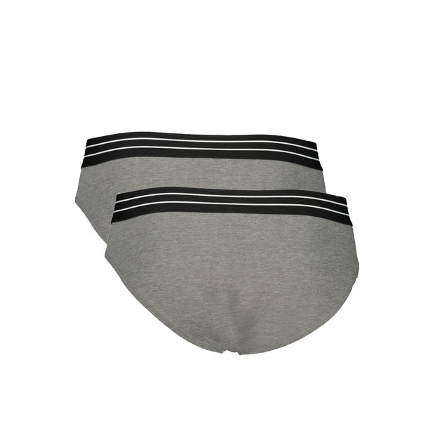 Gray Cotton Men Underwear