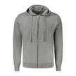 Gray Polyamide Men Cardigan