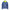 Blue Polyamide Men's Reversible Jacket