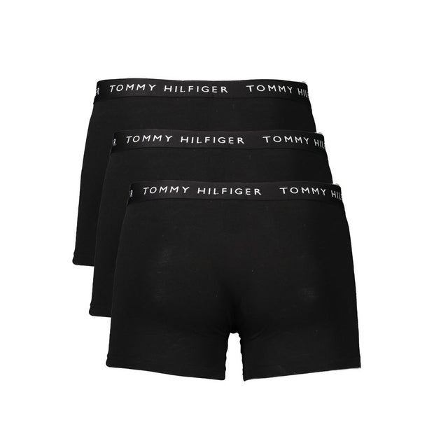 Black Cotton Men Boxer