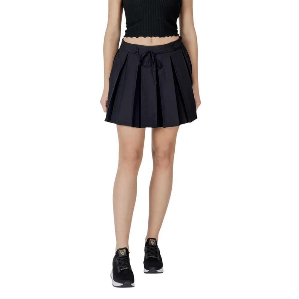 Black Recycled Polyester Skirt