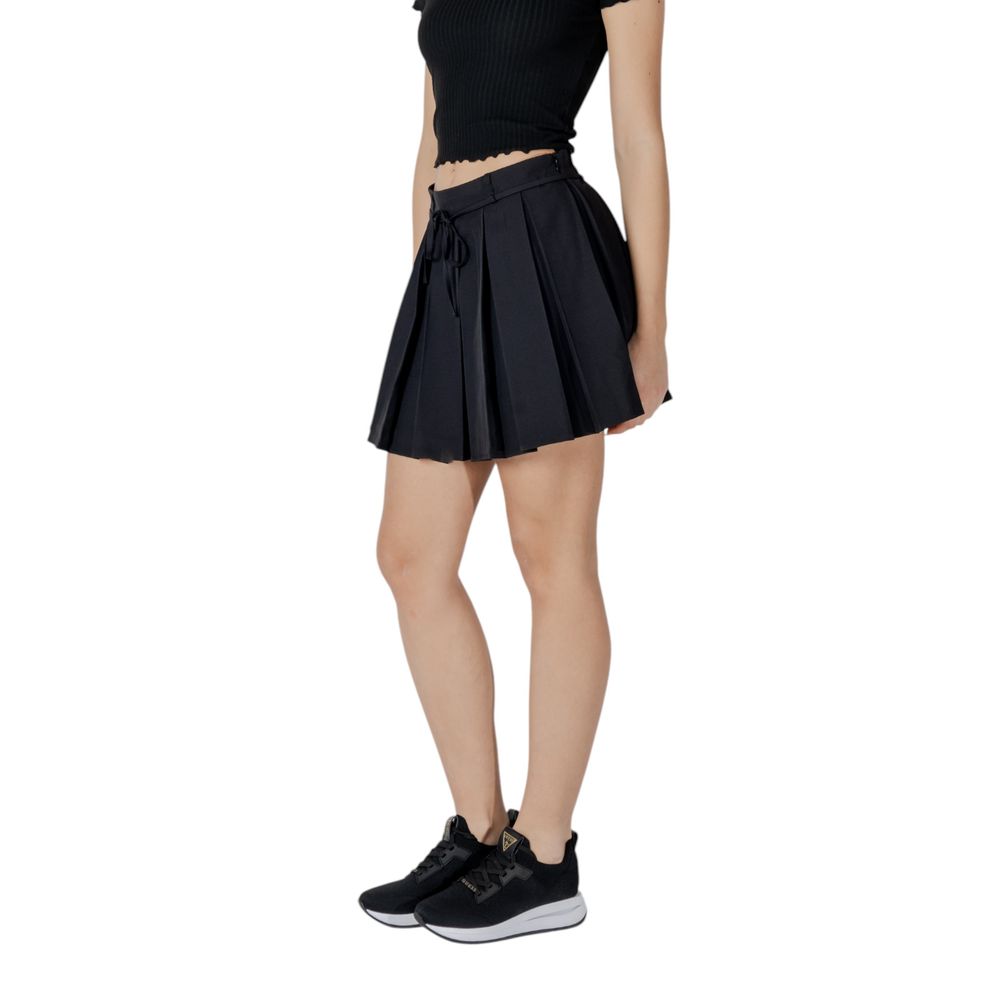 Black Recycled Polyester Skirt