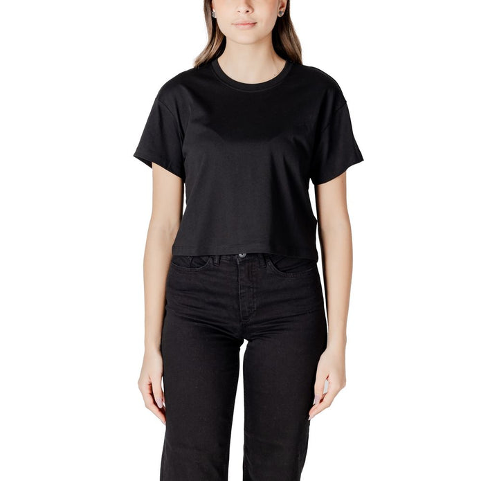 Black Organic Cotton Tops & T-Shirt