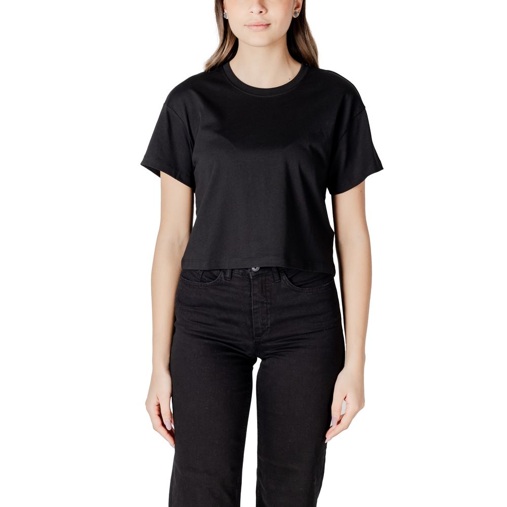 Black Organic Cotton Tops & T-Shirt